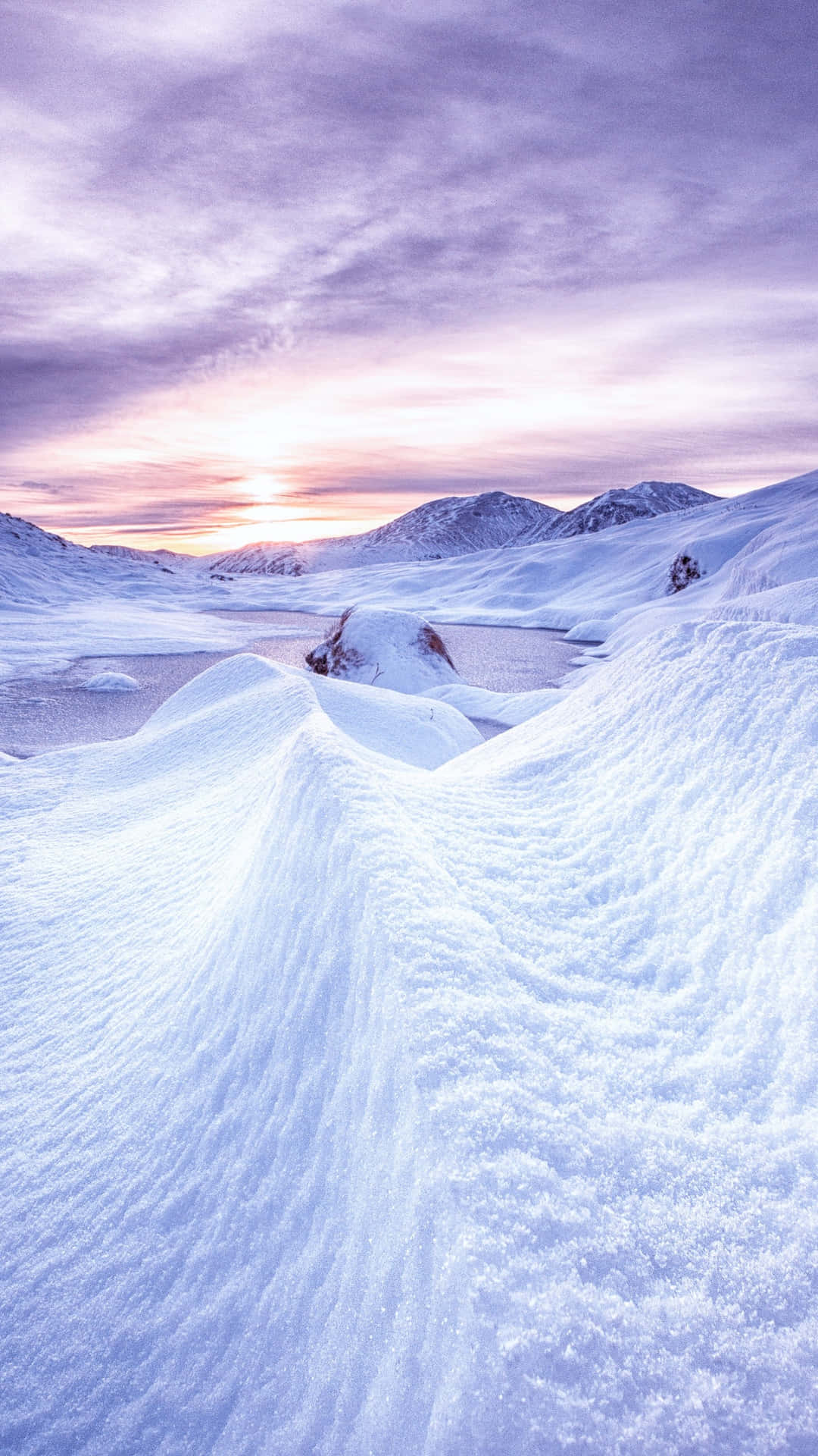 Snow Aesthetic Picture Wallpaper