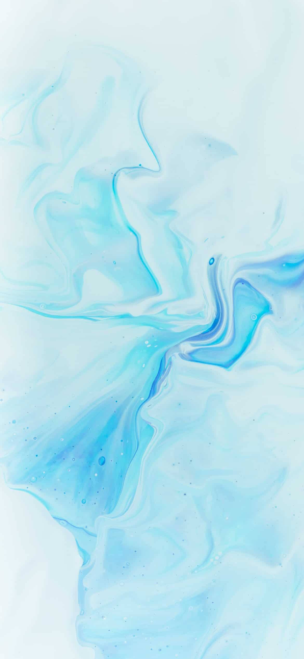 Pastel Blue Aesthetic iPhone Screen Theme Wallpaper