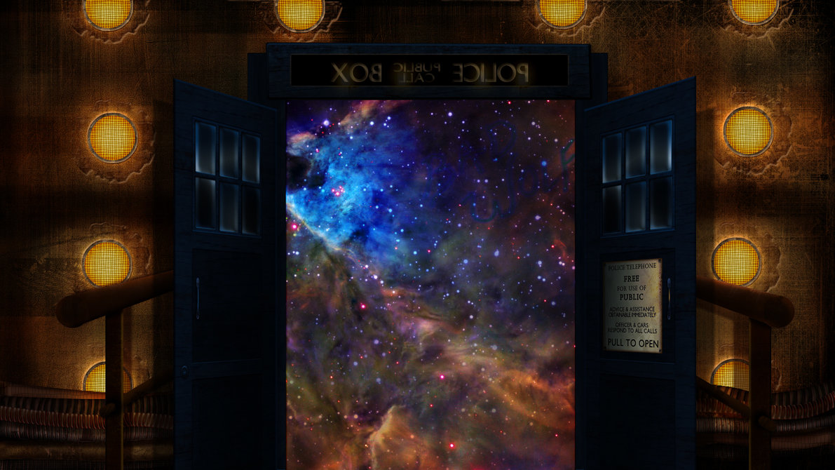10th Doctor TARDIS Wallpaper by xxtayce 1191x670