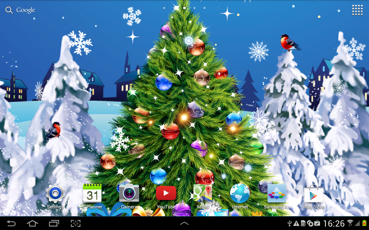 Christmas Night Live Wallpaper For Android