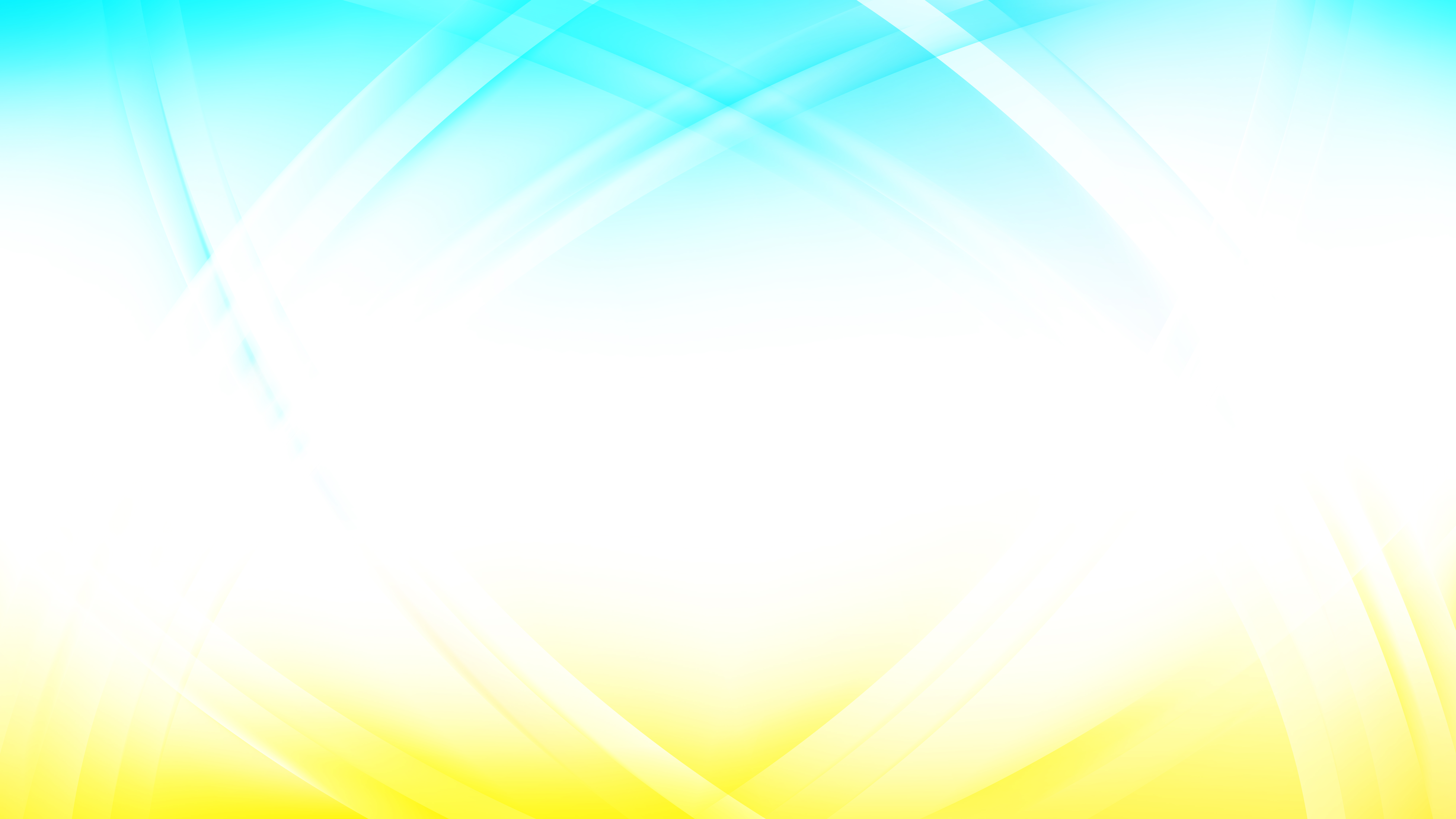 Blue And Yellow Waves Curved Lines Background Vector Illustration