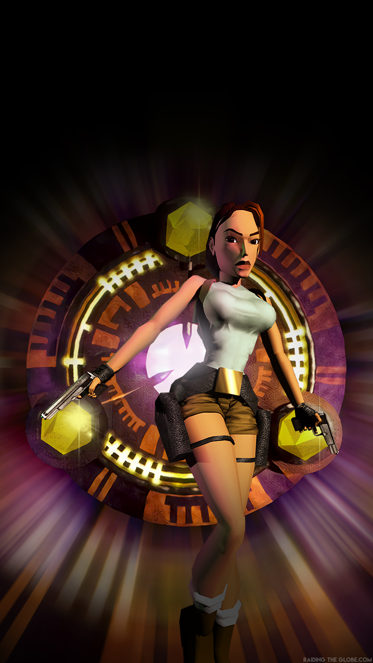 Classic Tomb Raider Mobile Wallpaper