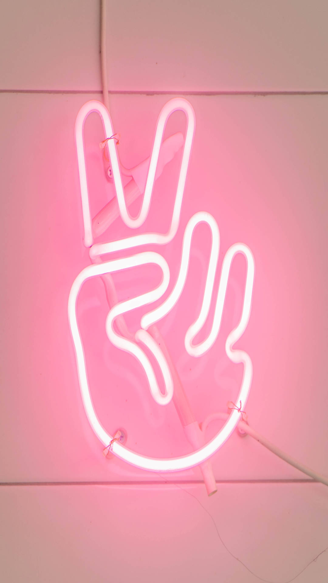 Neon Pink Aesthetic Wallpaper