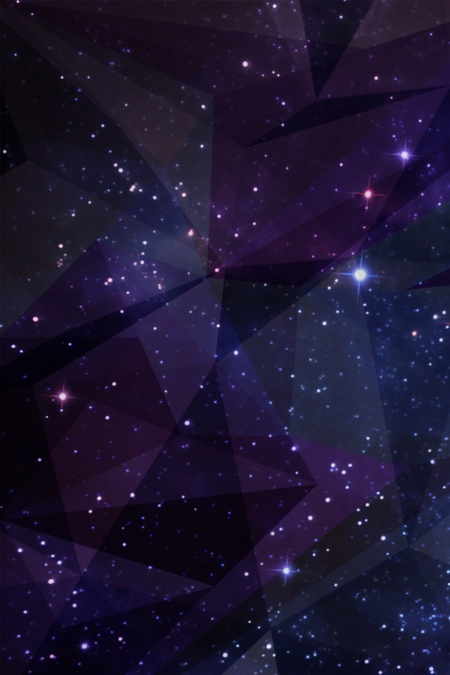 Geometric Galaxy Wallpaper For iPhone Background