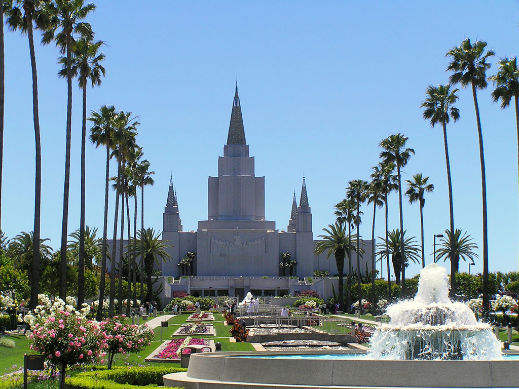 Oakland California Lds Mormon Temple Photograph