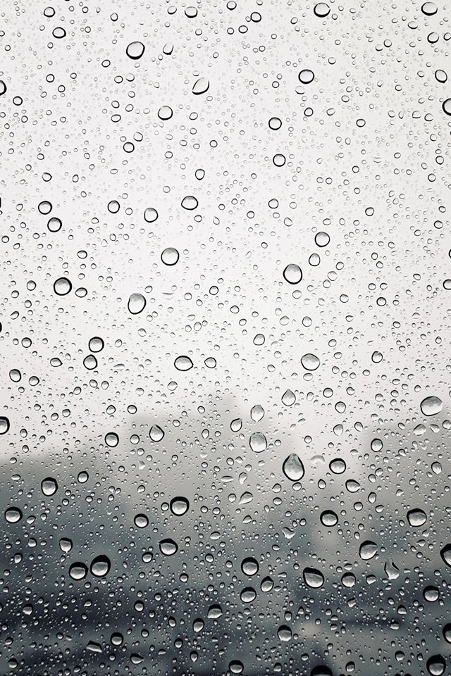 Wallpaper iPhone Rain Drops Rainy