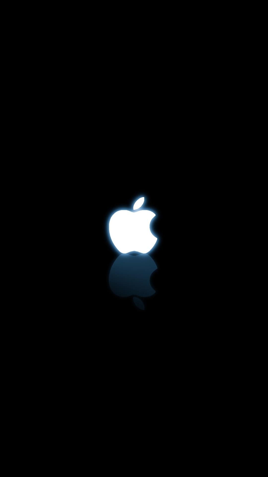 Black and white Apple logo   iPhone6 wallpapers Appletite 1080x1920