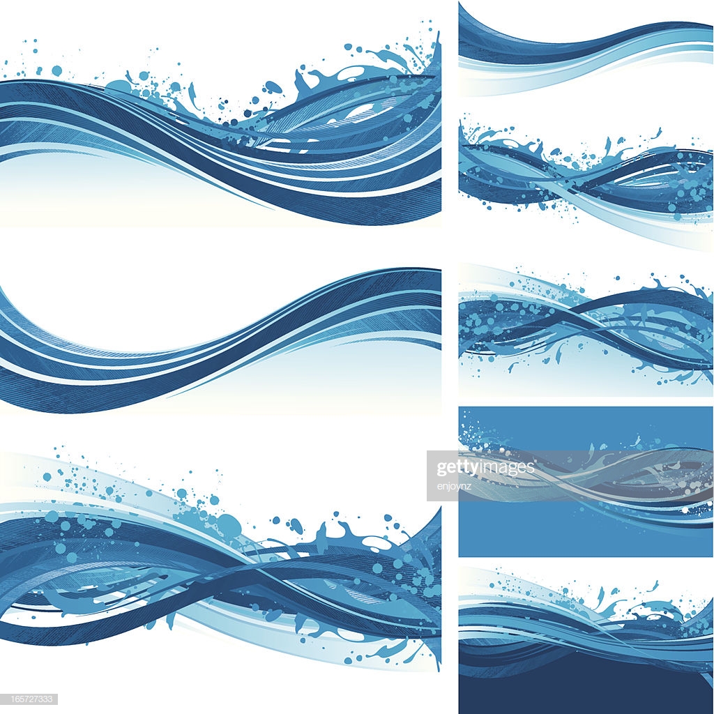 Blue Flowing Water Background Stock Illustration Getty Image