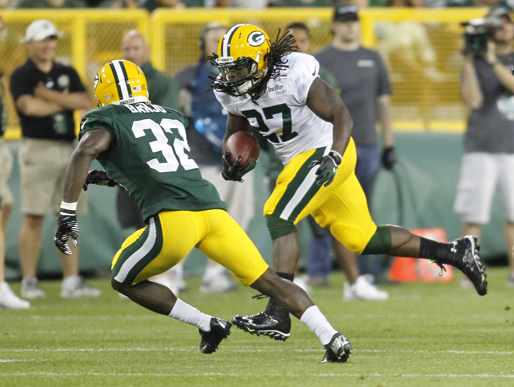 Packers Eddie Lacy Impressive During Intrasquad Scrimmage