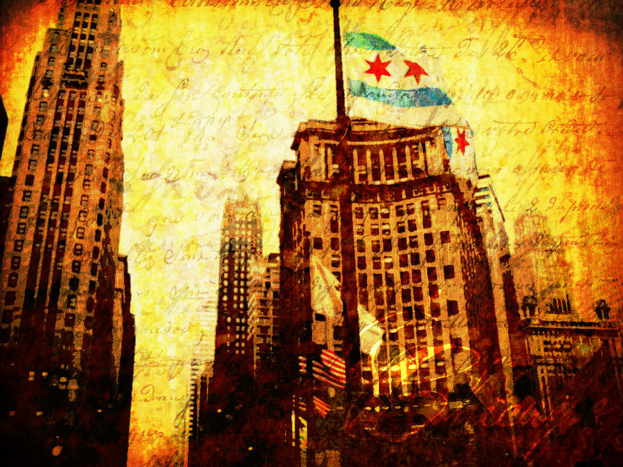 Chicago Flag Wallpaper Chicago flag by annhille