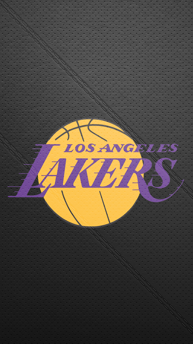 Los Angeles Lakers iPhone 5 Wallpaper 640x1136