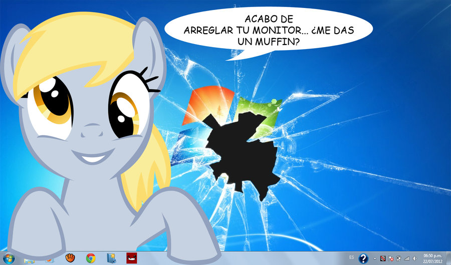 Derpy Hooves Fixed My Puter Monitor By Subject Delta2 On