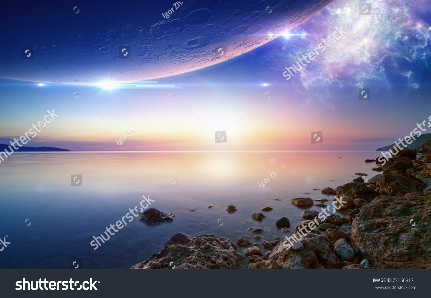 Tranquil Wallpaper Ambient Chillout Music Beautiful Stock Photo