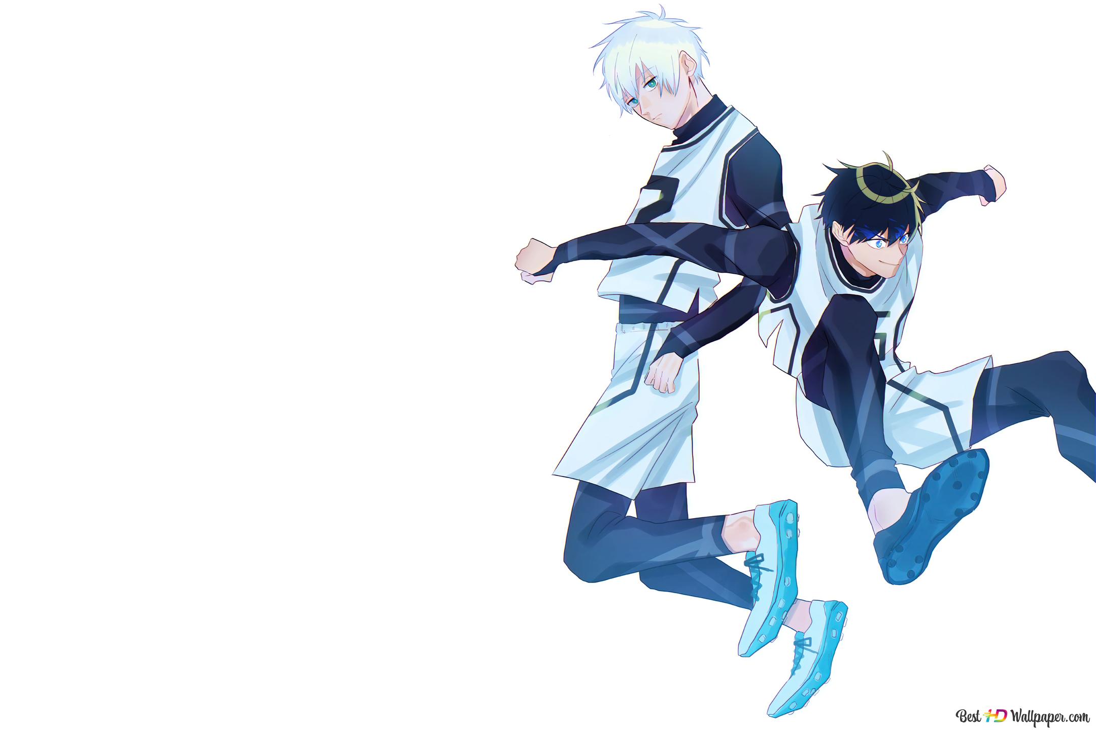 Yoichi Isagi And Seishirou Nagi From Blue Lock 4k Wallpaper