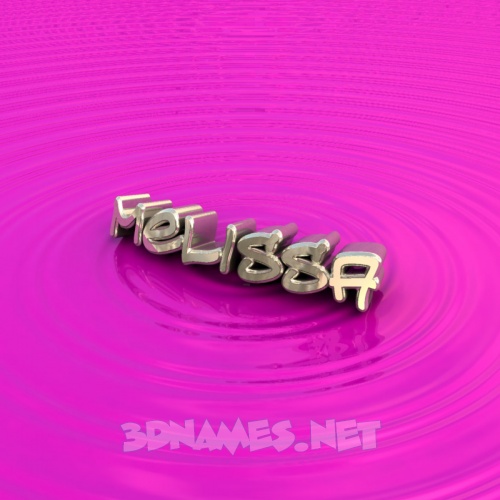 3d Name Wallpaper Image For The Of Melissa