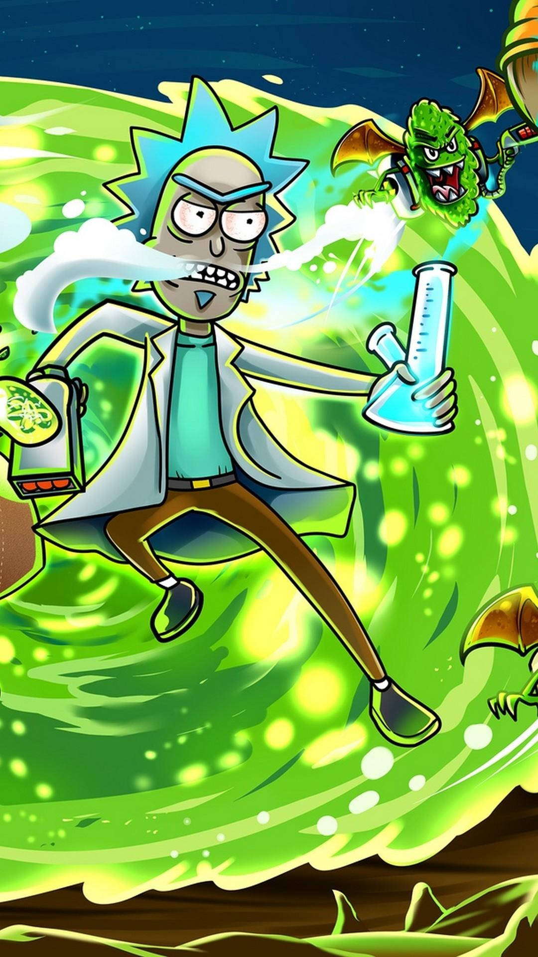 Rick And Morty Stoner Wallpaper