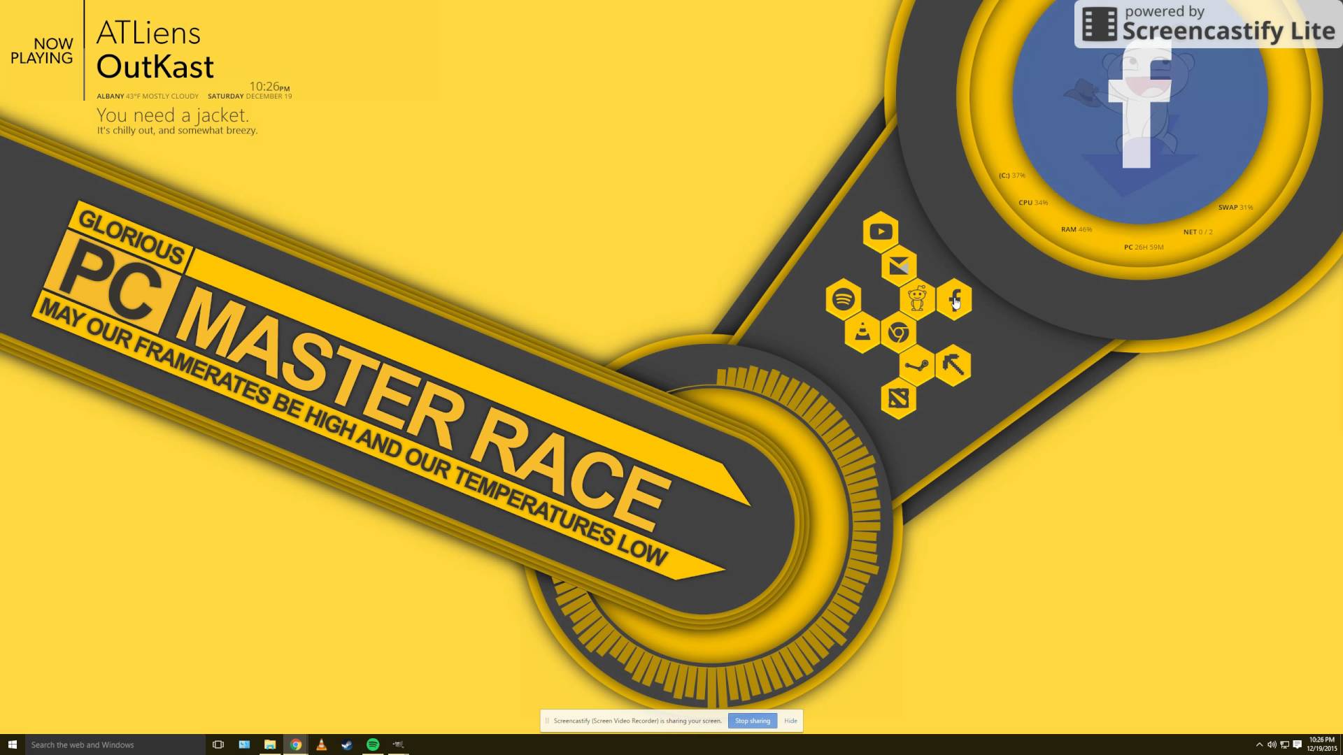 Pc Master Race Rainmeter Desktop