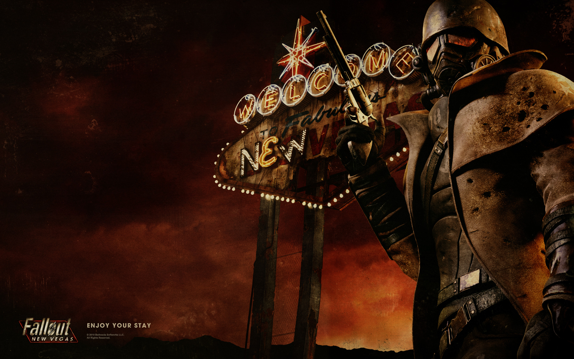 Fallout Vegas Background Game Nature Background Video Desktop Cool