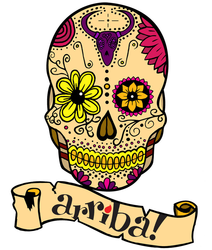 Mexican Skull By Ferrnanda