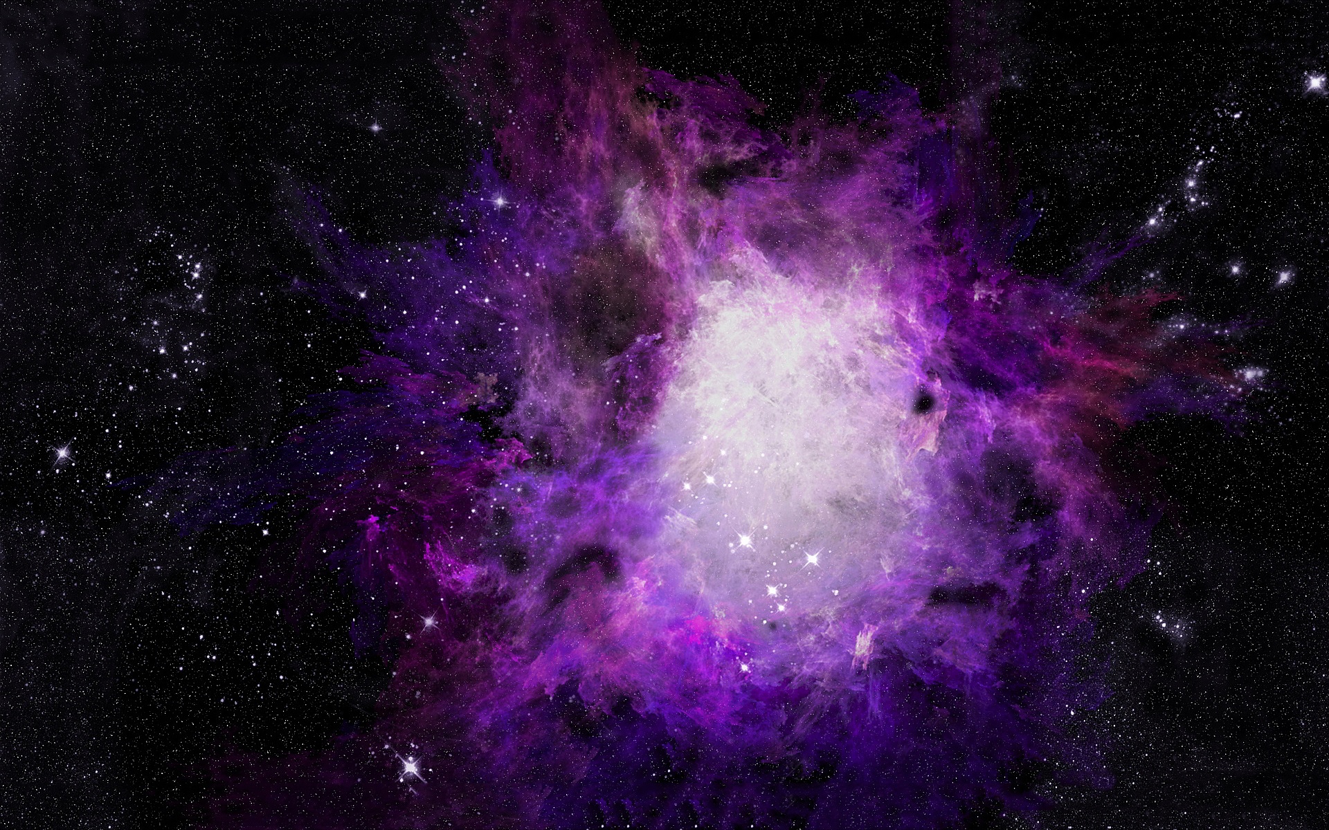 Widescreen Nebula Cool HD Wallpaper