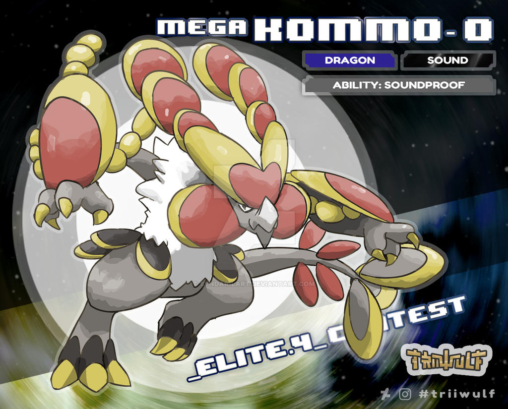 Mega Kommo O Elite4 Contest By Syndarilart Wallpaper