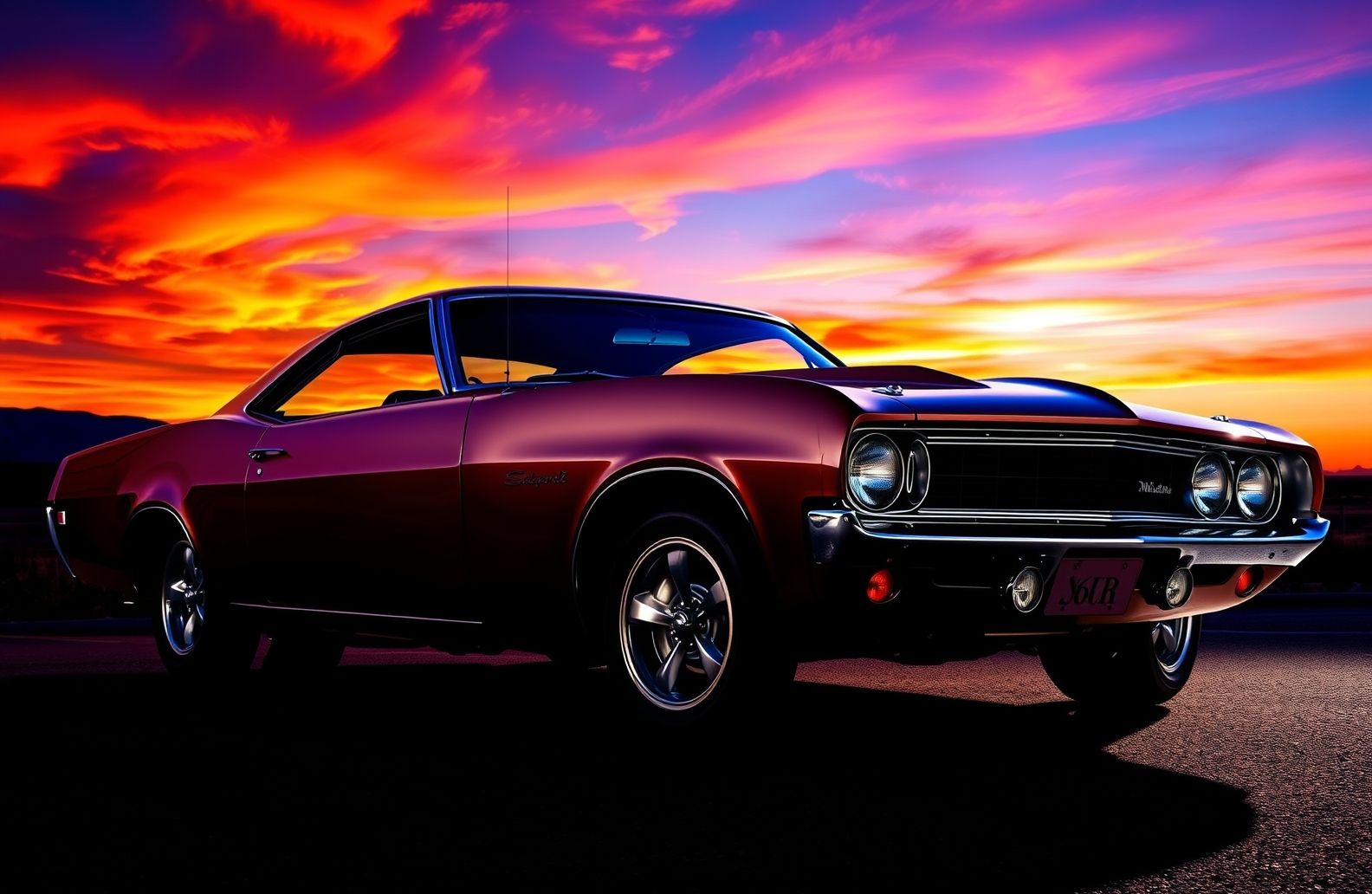 Classic Muscle Car Wallpaper