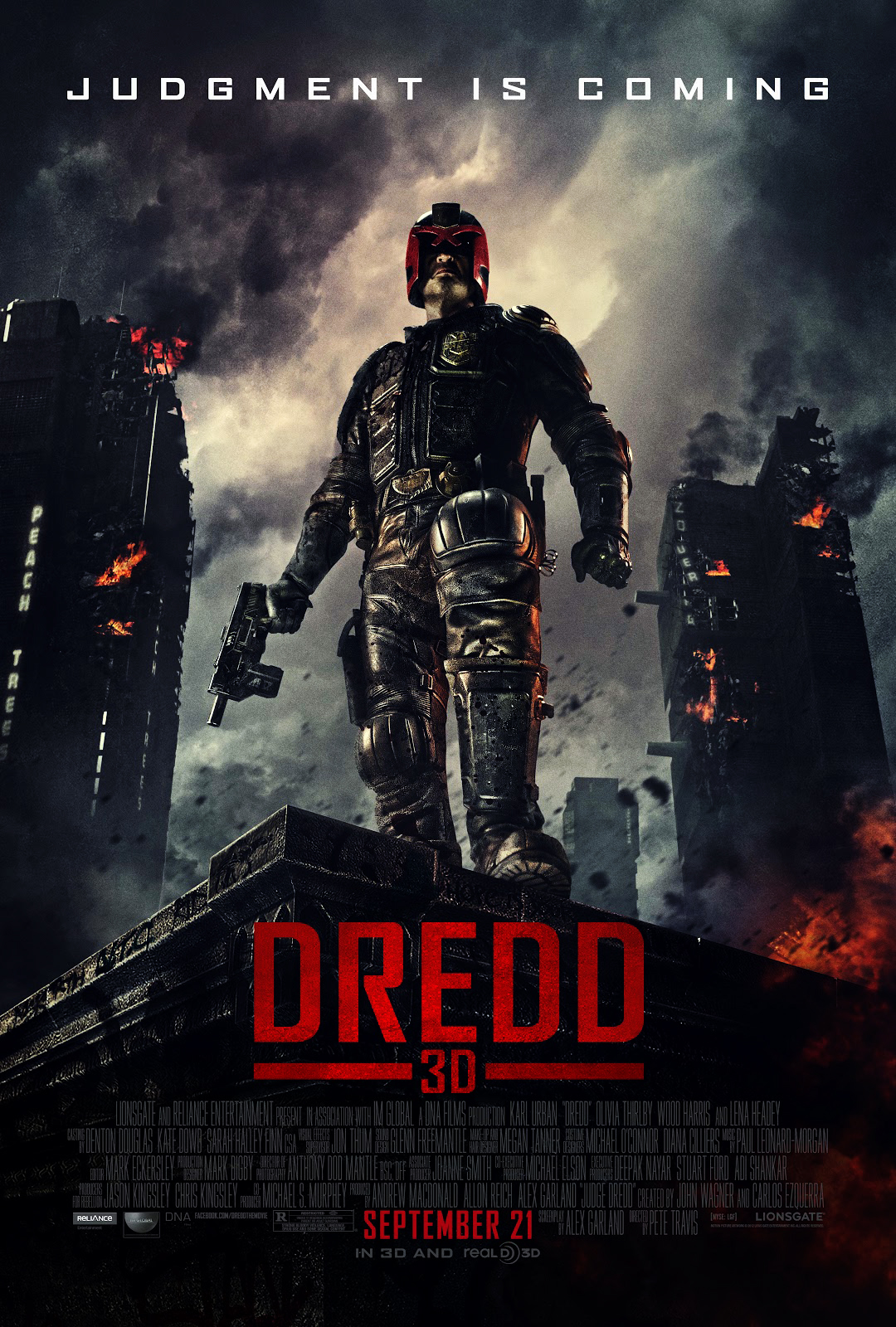Dredd 3d Movie Poster HD Wallpaper Image To