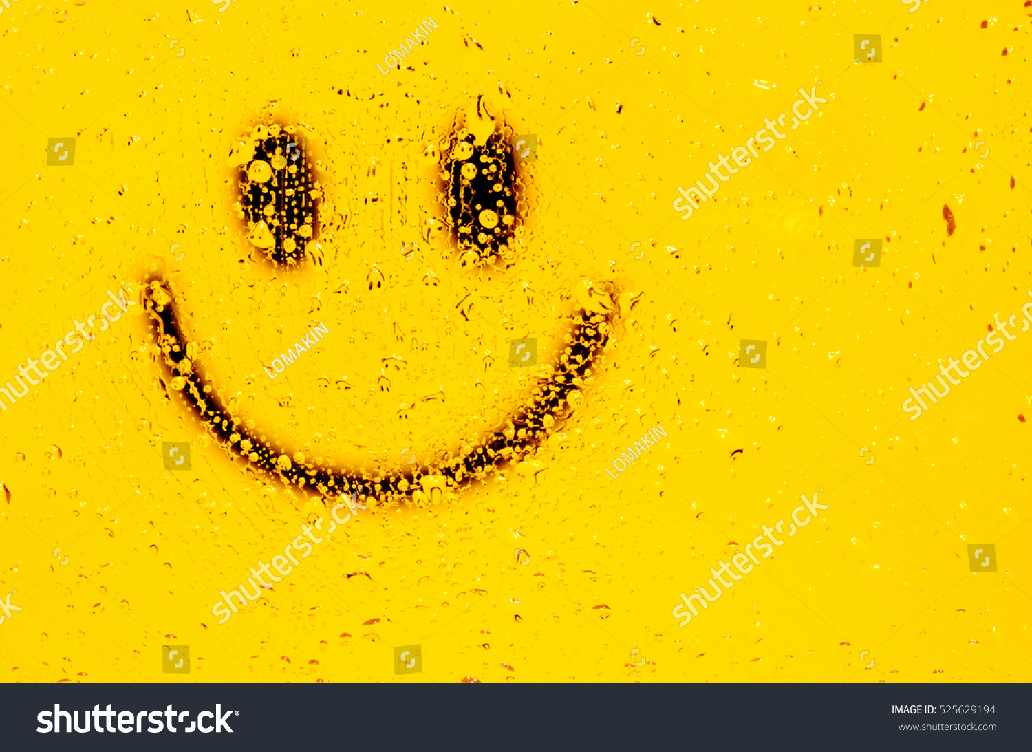 Smiley Face Yellow Smile Poster World Stock Photo Edit Now
