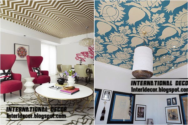 Free Download Patterned Wallpaper On The Ceiling Decorative