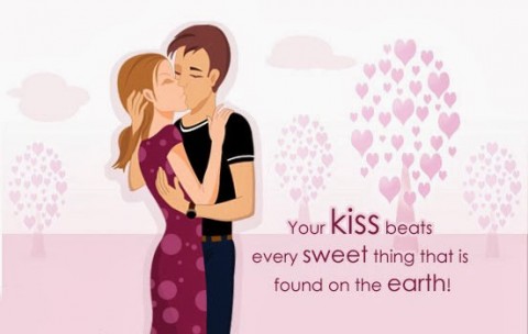 Happy Kiss Day Wallpaper