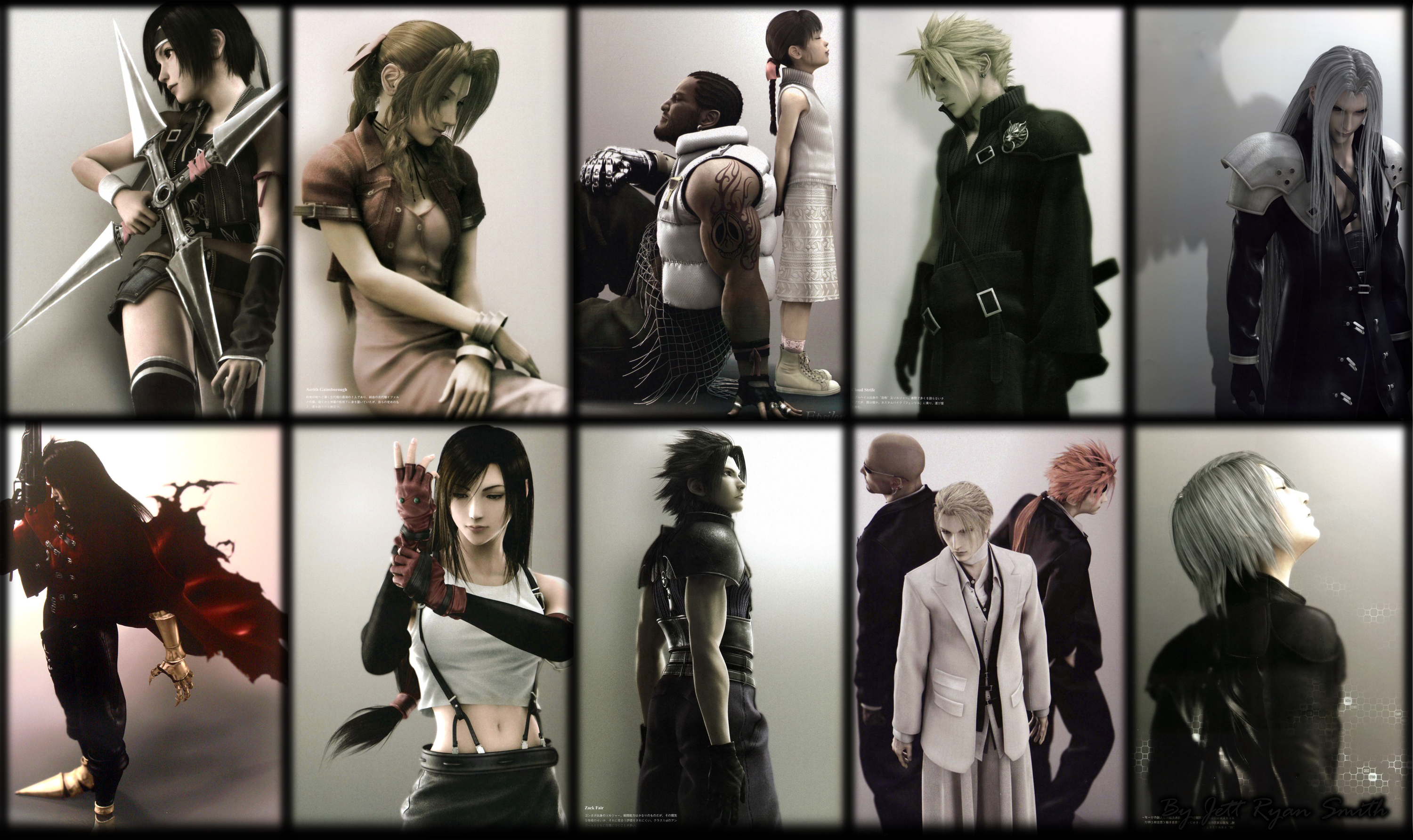 Characters From Final Fantasy Vii Wallpaper