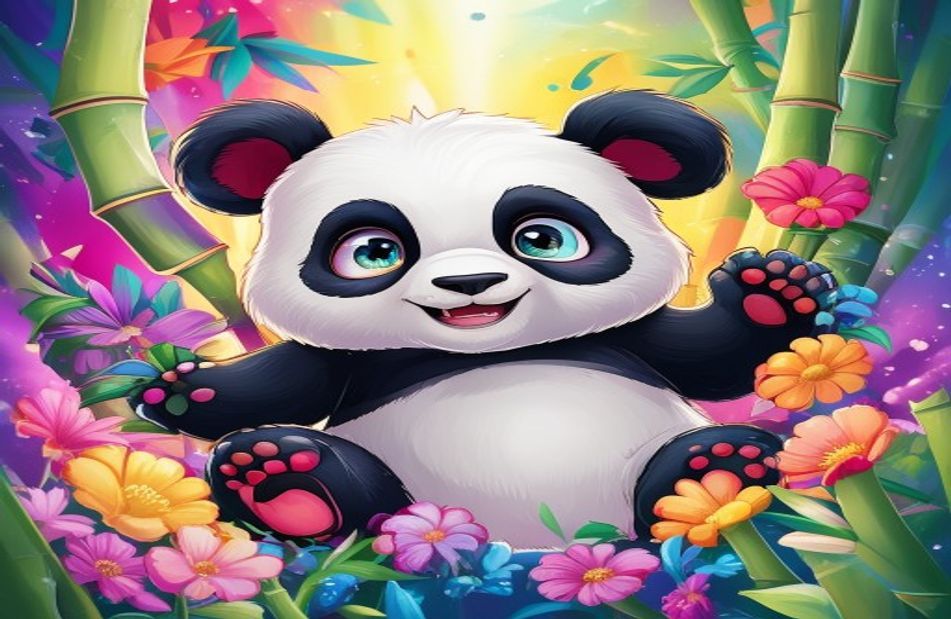 Cute Anime Panda Wallpaper