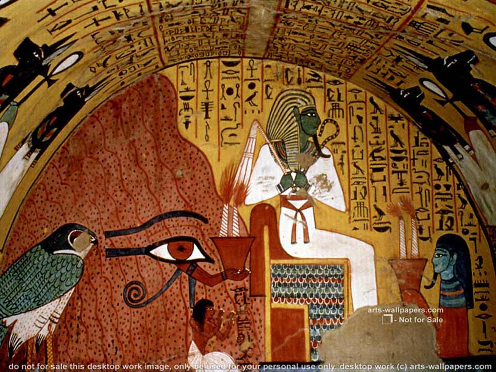 Pharaoh African Art Wallpaper