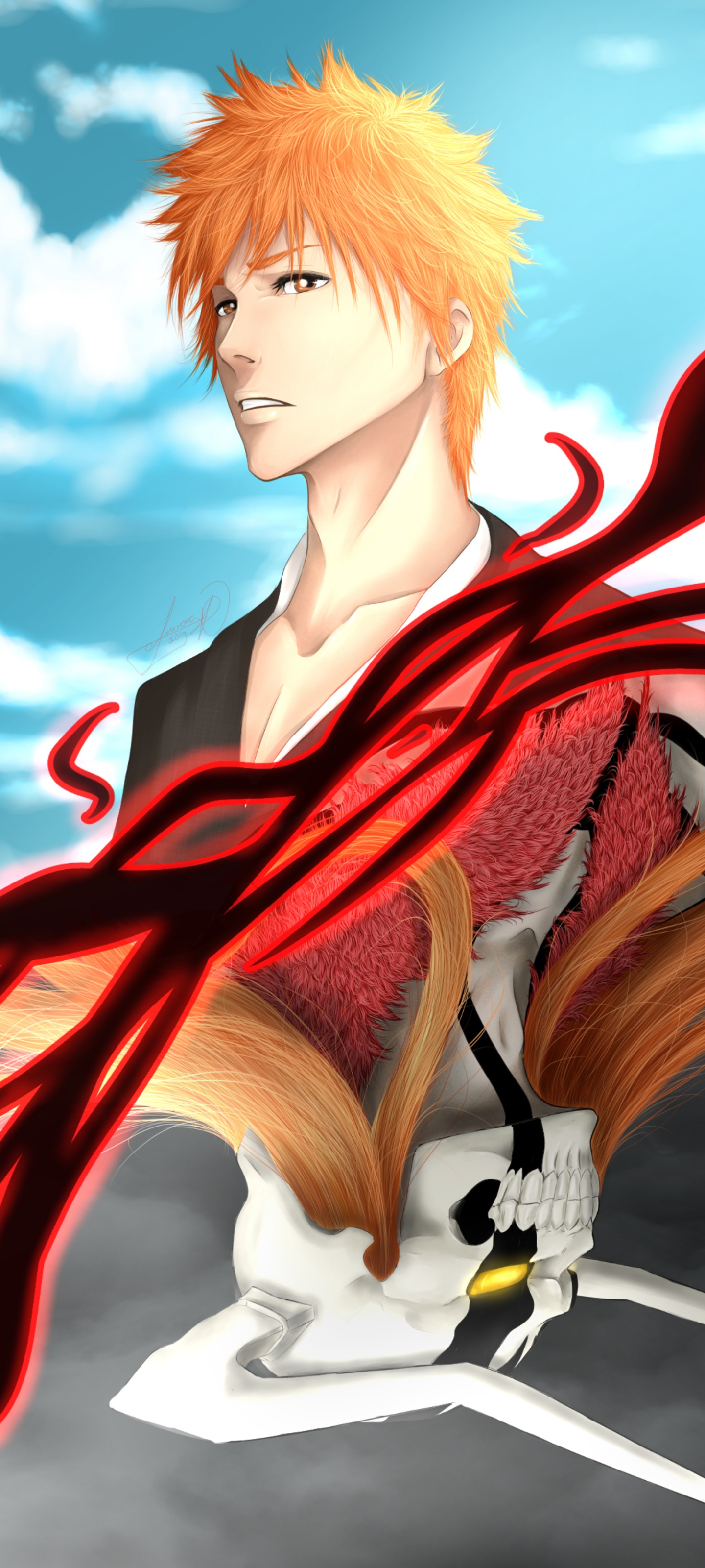 Anime Bleach Brave Souls Ichigo Kurosaki Phone HD Wallpaper