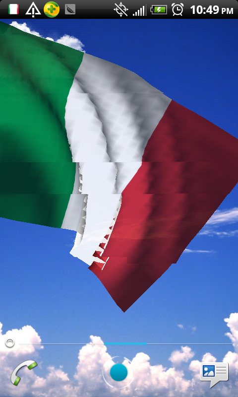 Tags 3D Italy Flag live wallpaper mobile theme download Android live