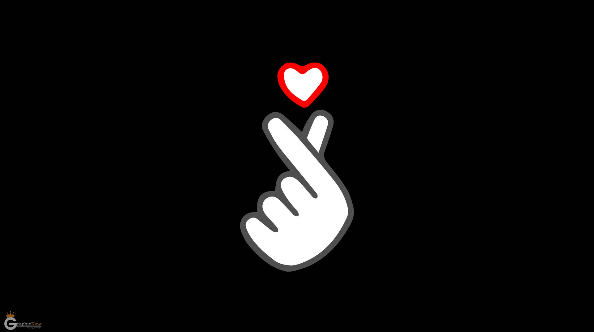 Finger Heart Wallpaper