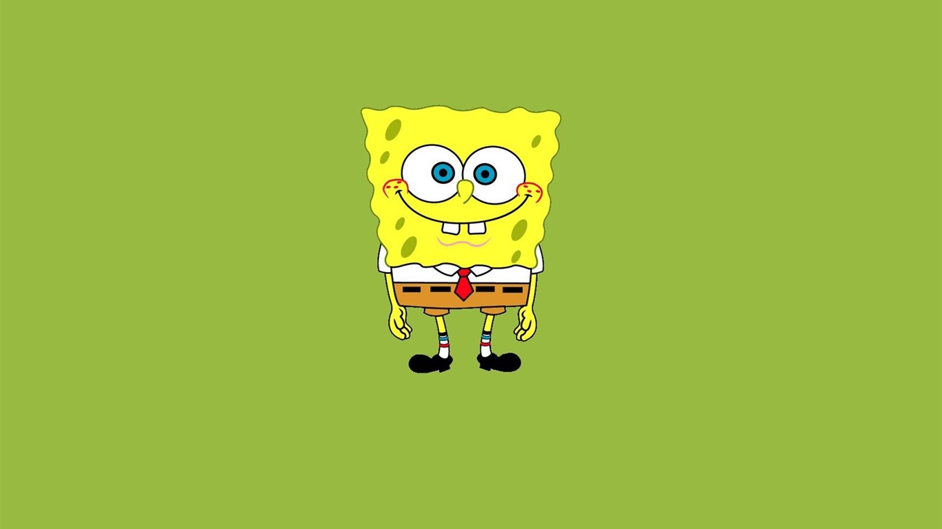 Spongebob Cartoon Characters Design Desktop Wallpaper