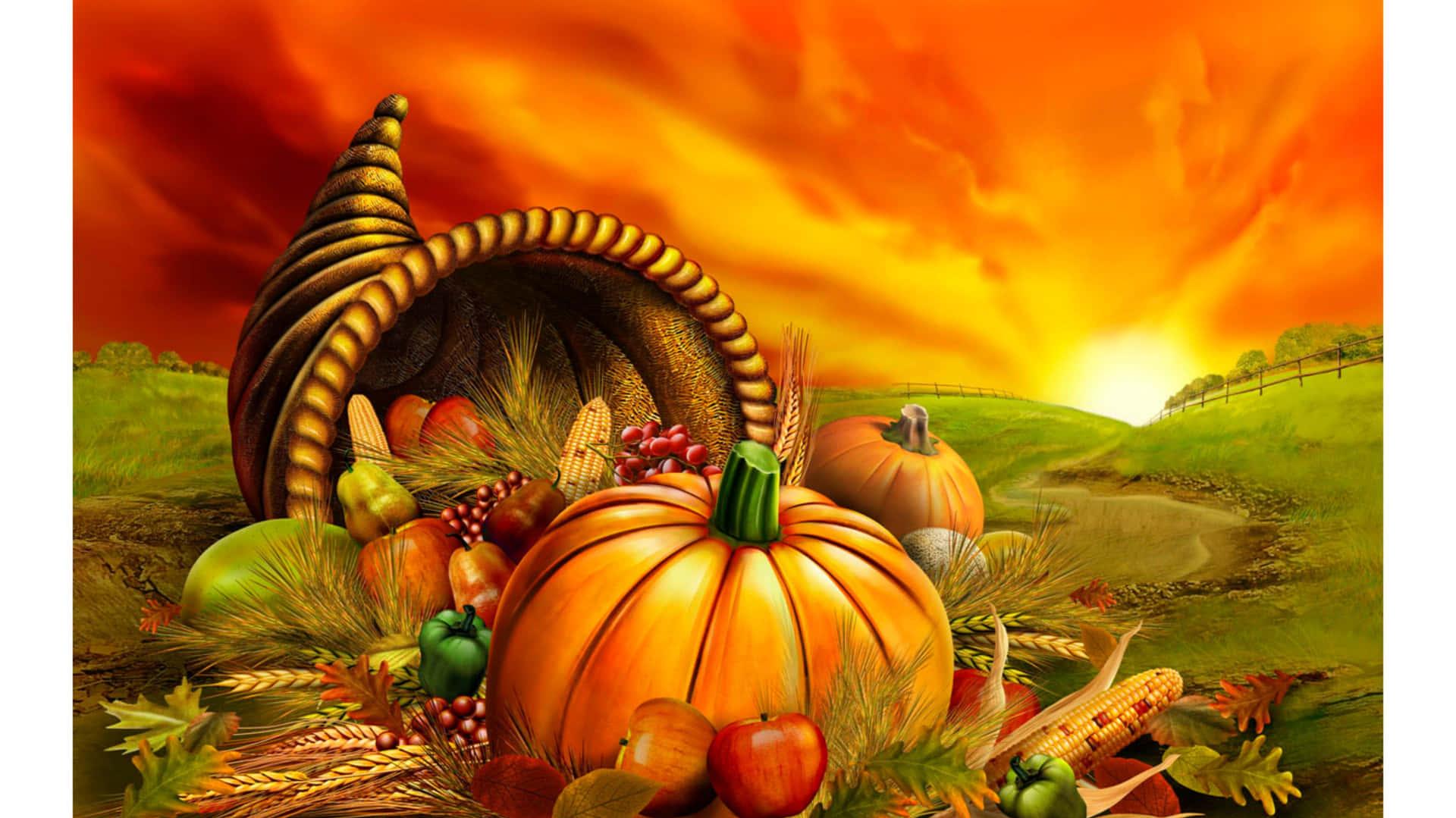 Fresh Ripe Pumpkins Signal The Start Of Thanksgiving