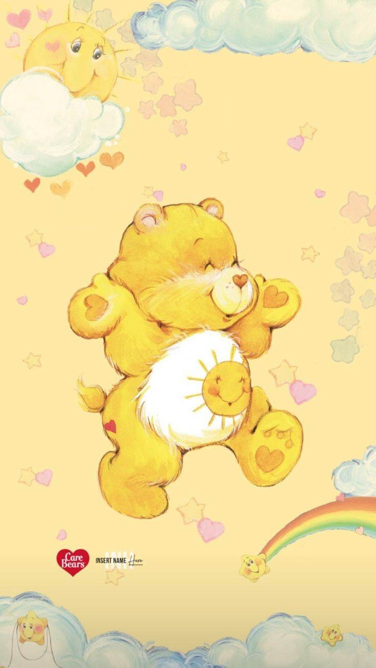 Belle W On Care A Lot Cute Cartoon Wallpaper Bear