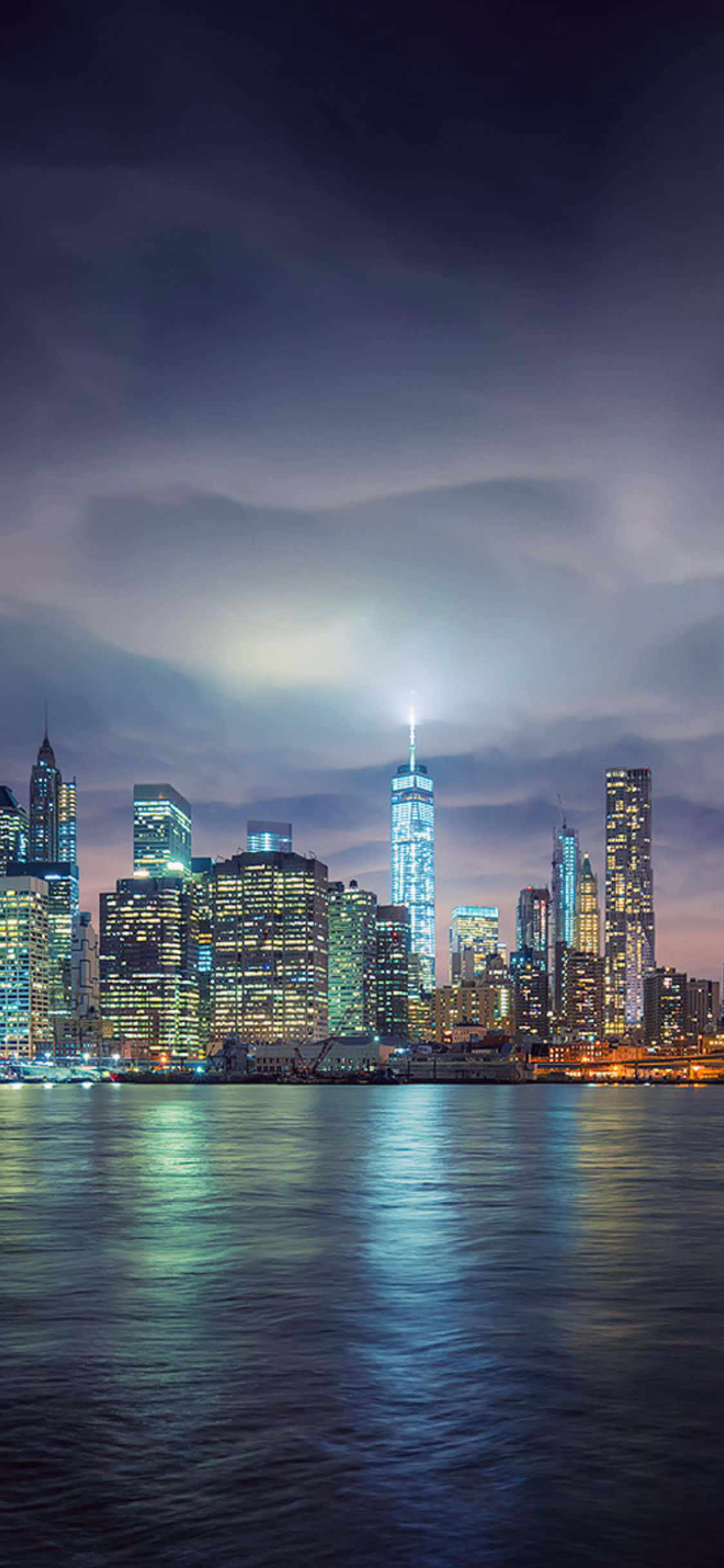 iPhone X New York Background Wallpaper