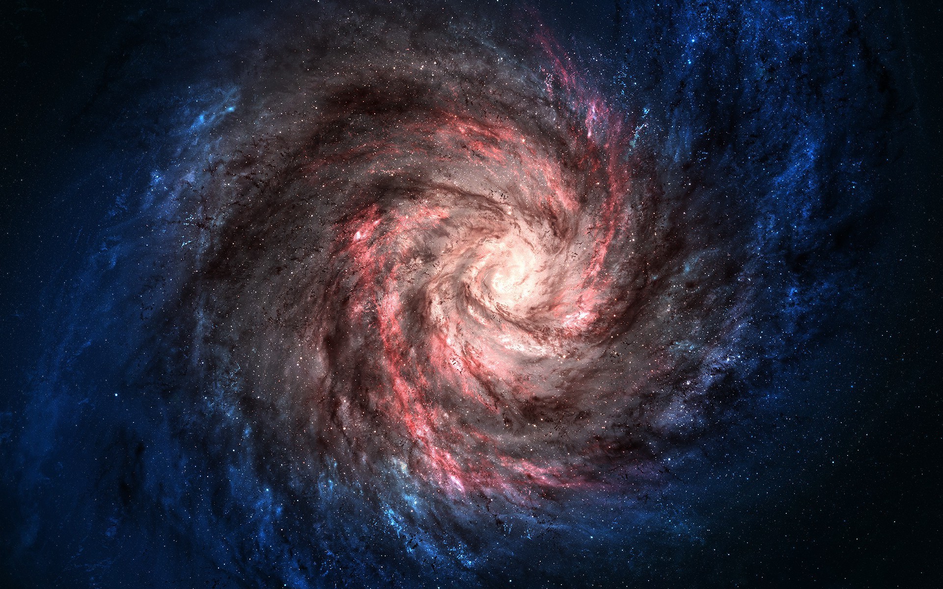 Galaxy Spiral Space Wallpaper HD Desktop And