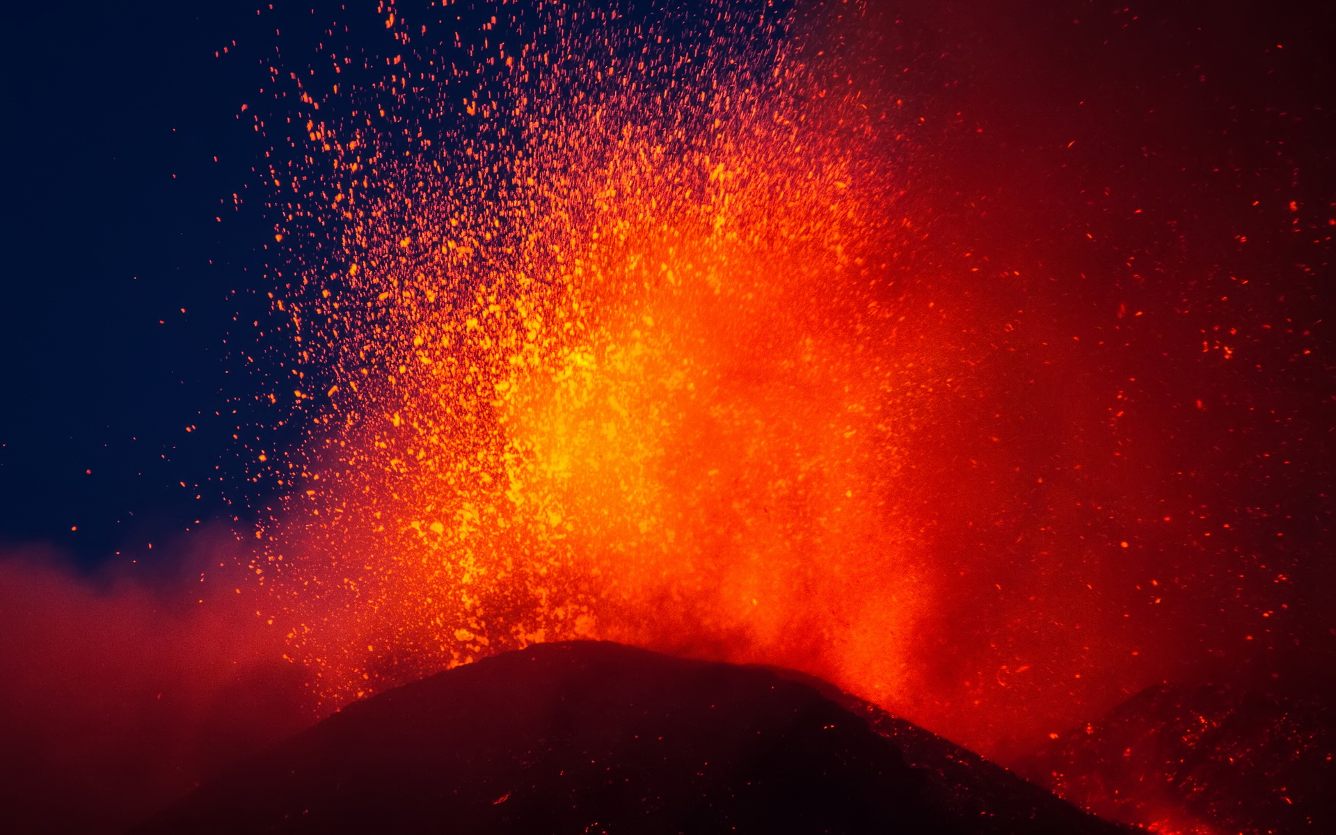Volcano Puter Wallpaper Desktop Background Id