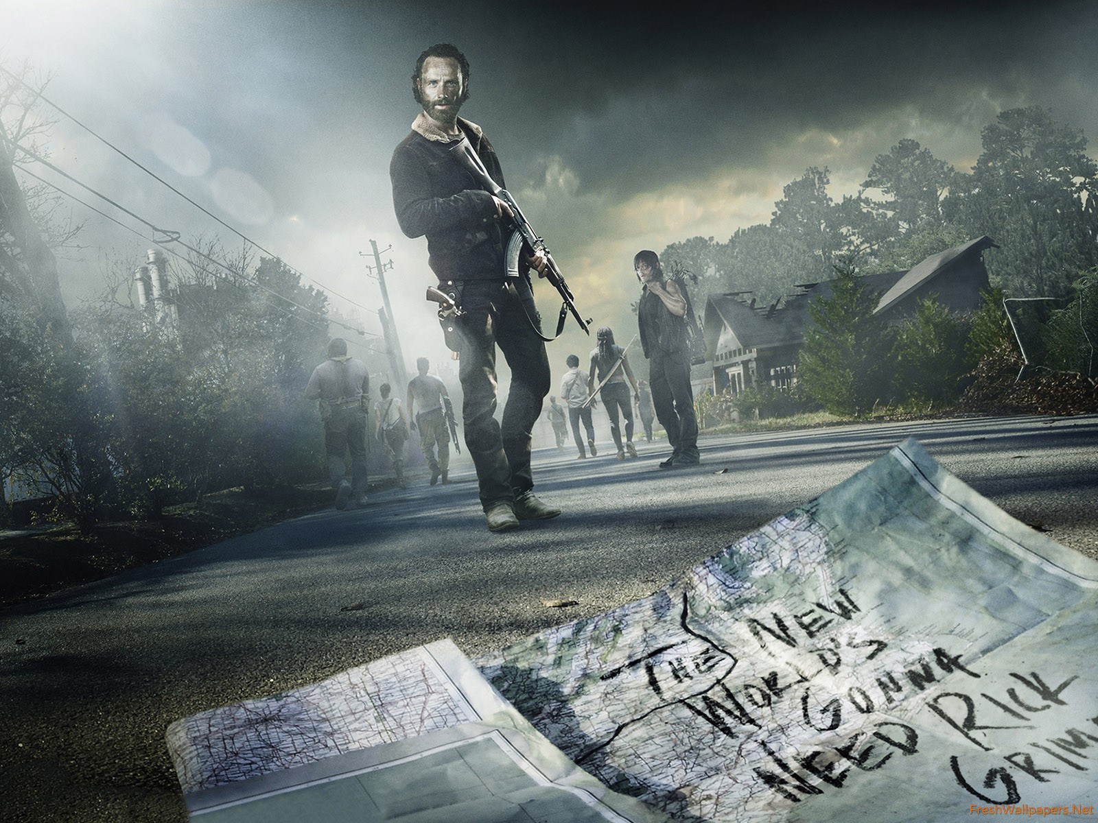 The Walking Dead Season Midseason Wallpaper Freshwallpaper