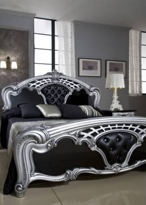 Bedroom Furniture Black And Silver Home Designs Wallpaper