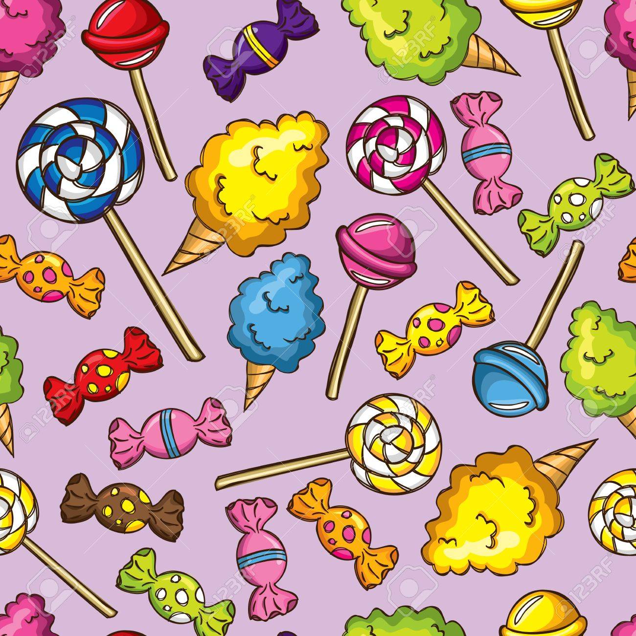 Colorful Candy Background Royalty Free Cliparts Vectors And