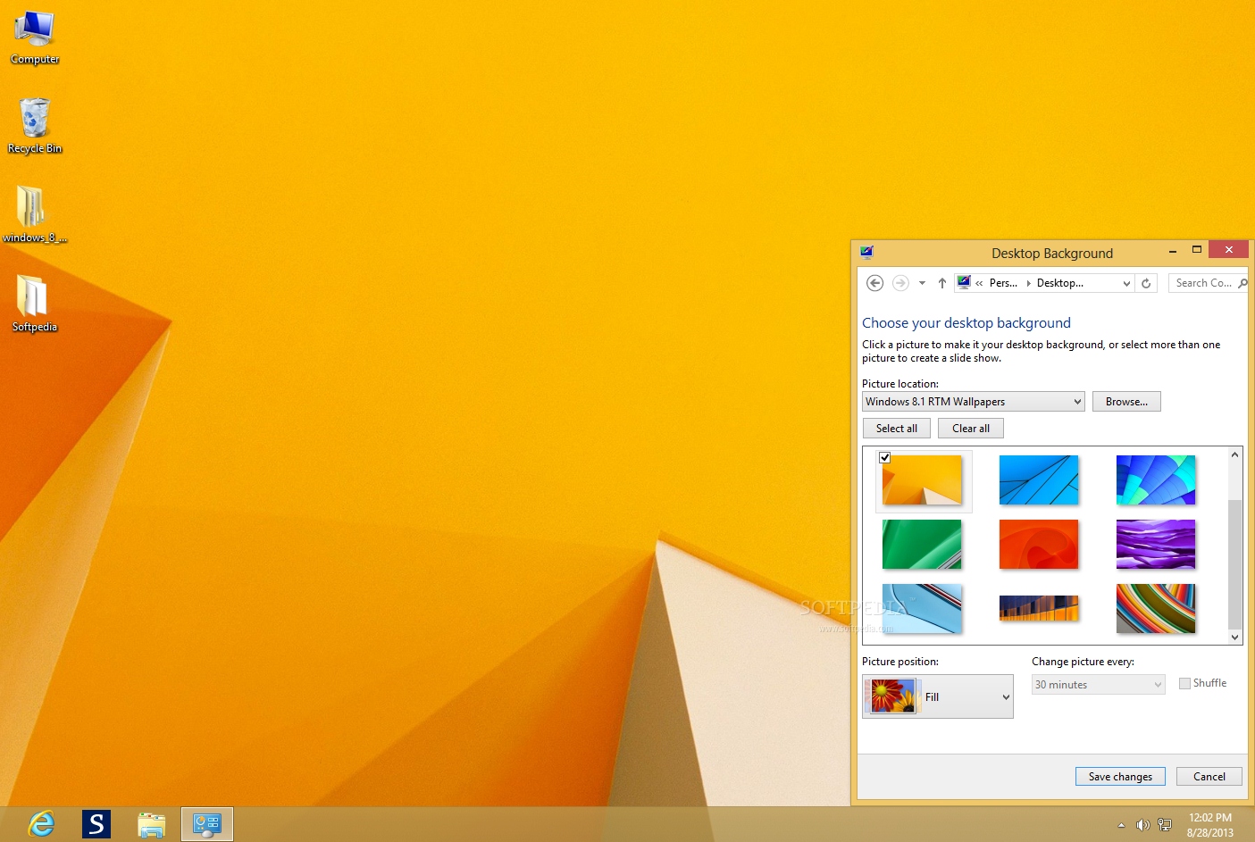 Nhân dịp ra mắt Windows 8.1 RTM, hãy tận dụng ngay cơ hội tải miễn phí những hình nền mới nhất để thay đổi không gian làm việc của bạn. Đa dạng về chủ đề và độ phân giải cao, không gì tuyệt vời hơn cho một máy tính phục vụ công việc và giải trí đỉnh cao!