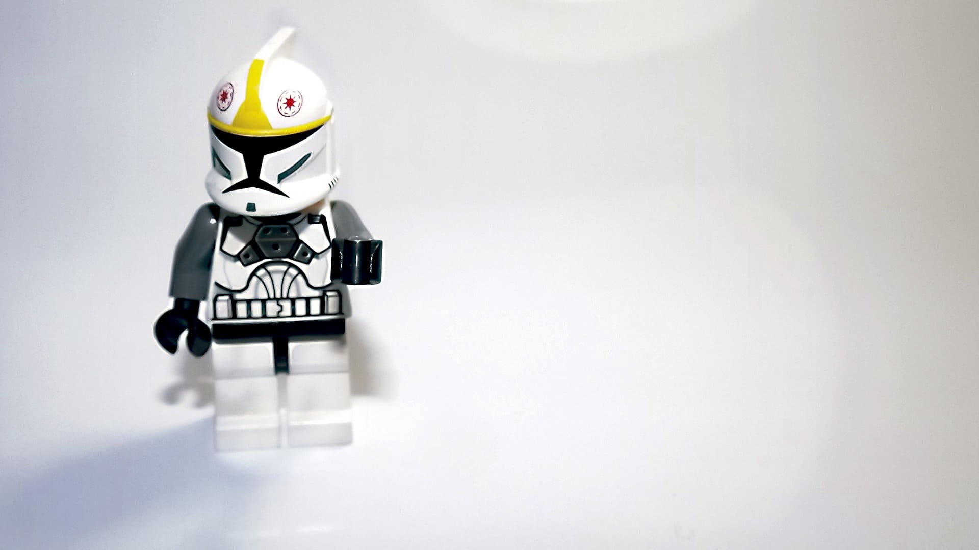 White and black Lego mini action figure Star Wars LEGO Star Wars