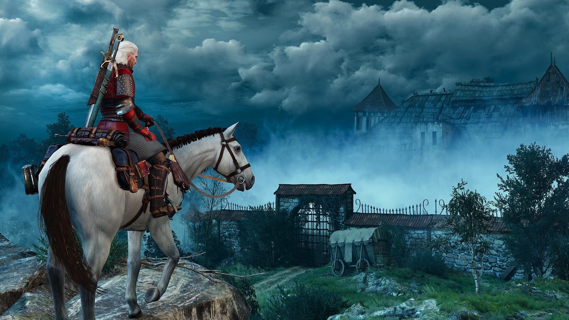 The Witcher Wild Hunt Background Wallpaper