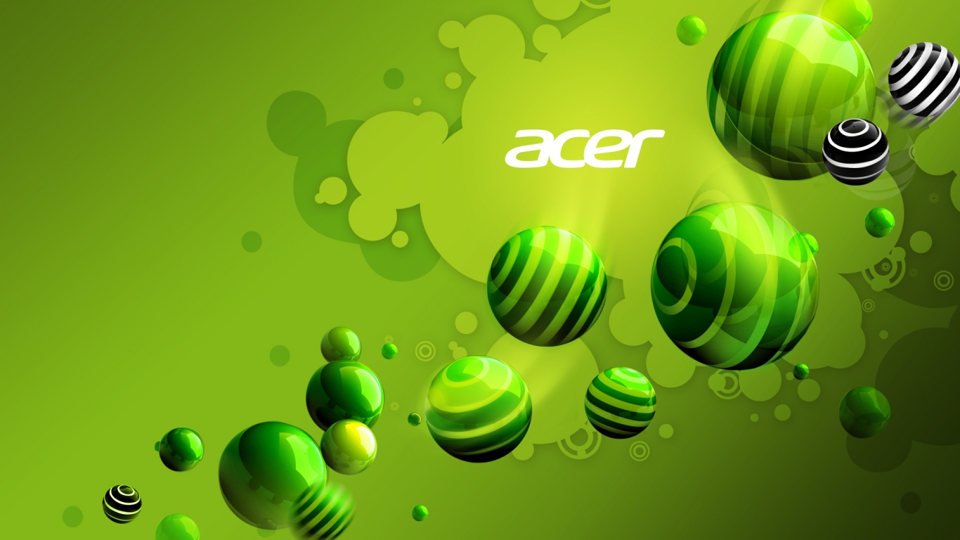 Acer Aspire Green Desktop Pc And Mac Wallpaper