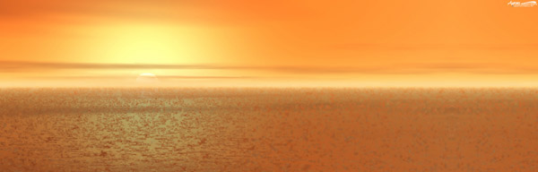 Sunrises And Sunsets Background For Colour Artwork